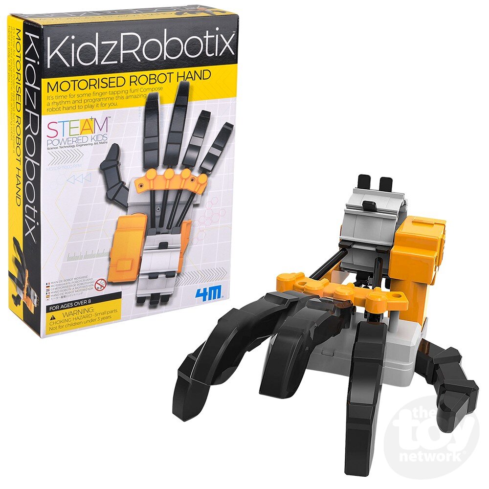 The Toy Network-KidzRobotix - Motorised Robot Hand-4M-04073-Legacy Toys