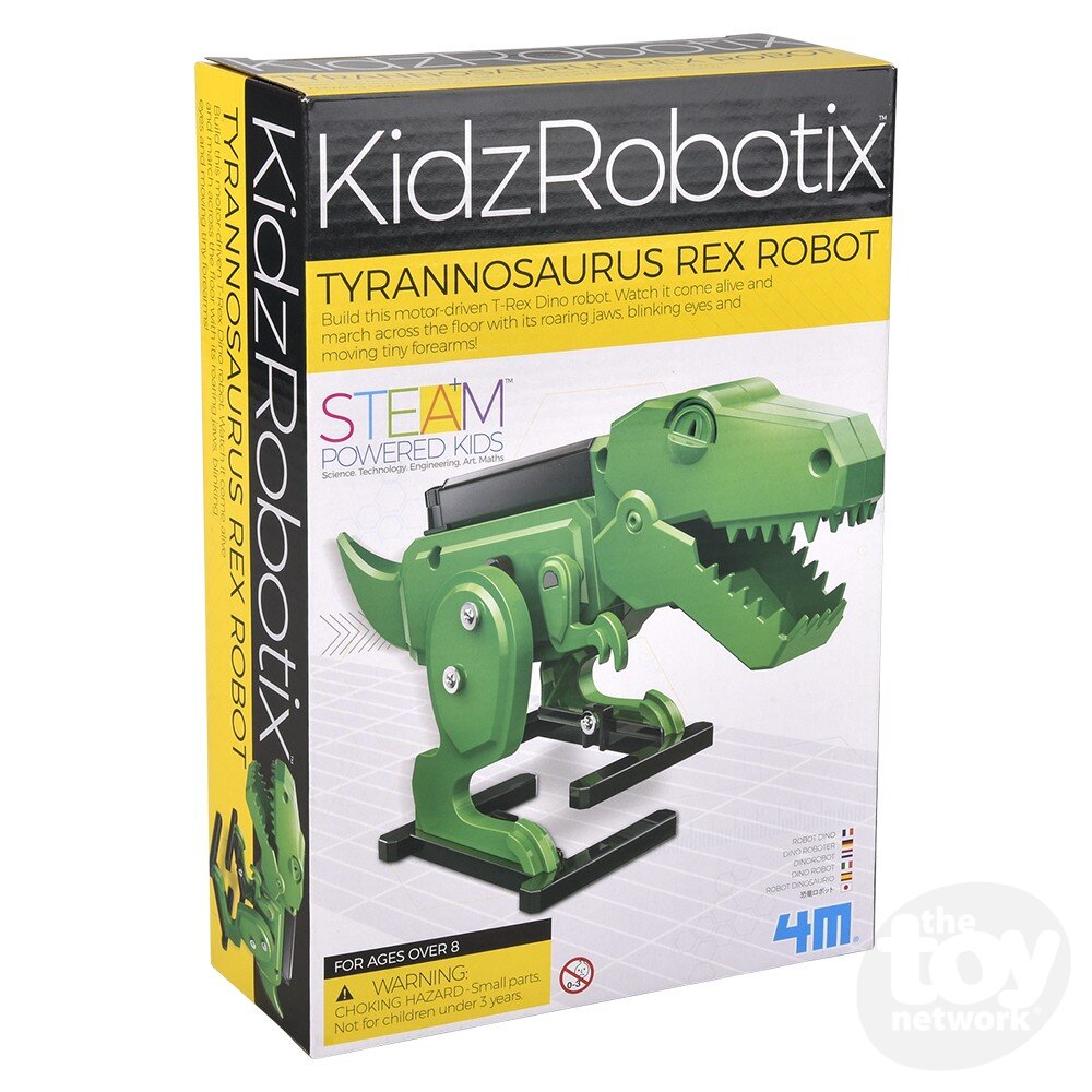 The Toy Network-KidzRobotix - Tyrannosaurus Rex Robot-4M-03460-Legacy Toys