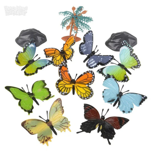 The Toy Network-12 Piece Butterfly Mesh Bag Play Set-AT-MTBUT-Legacy Toys