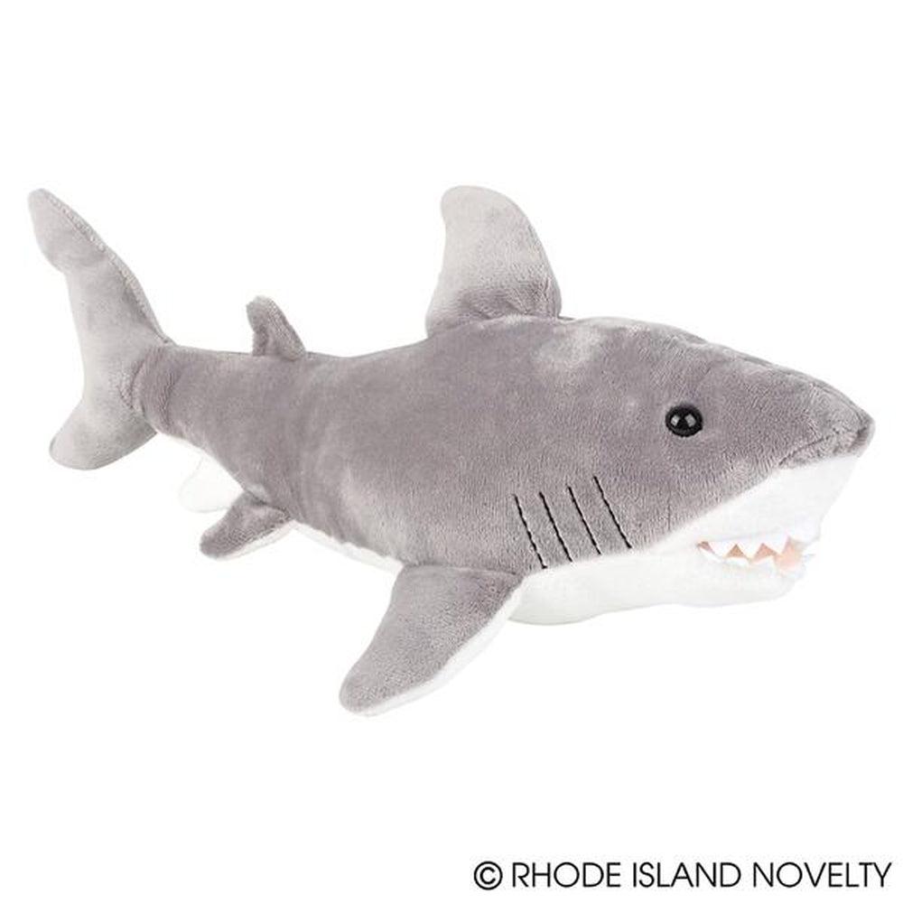 The Toy Network-14" Animal Den Great White Shark Plush-AP-ADGWS-Legacy Toys