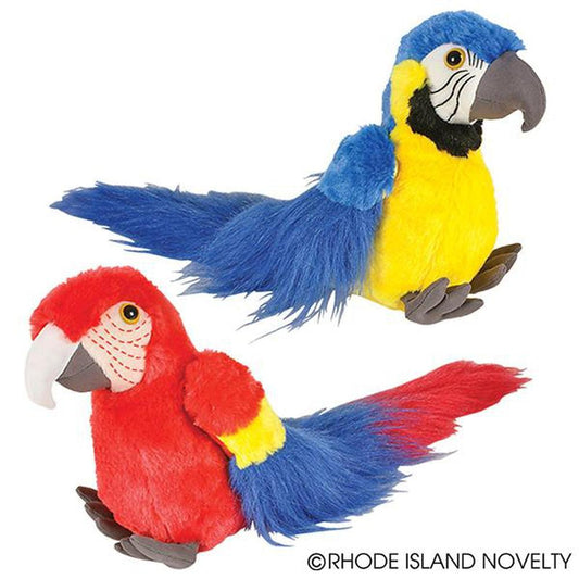 The Toy Network-8" Animal Den Macaw Plush-AP-ADMAC-Legacy Toys