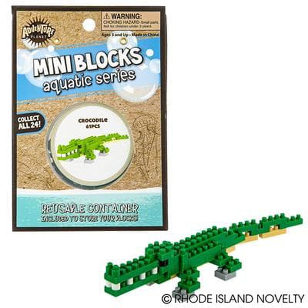 The Toy Network-Mini Blocks - Crocodile 61 Pieces-AM-MBCRO-Legacy Toys