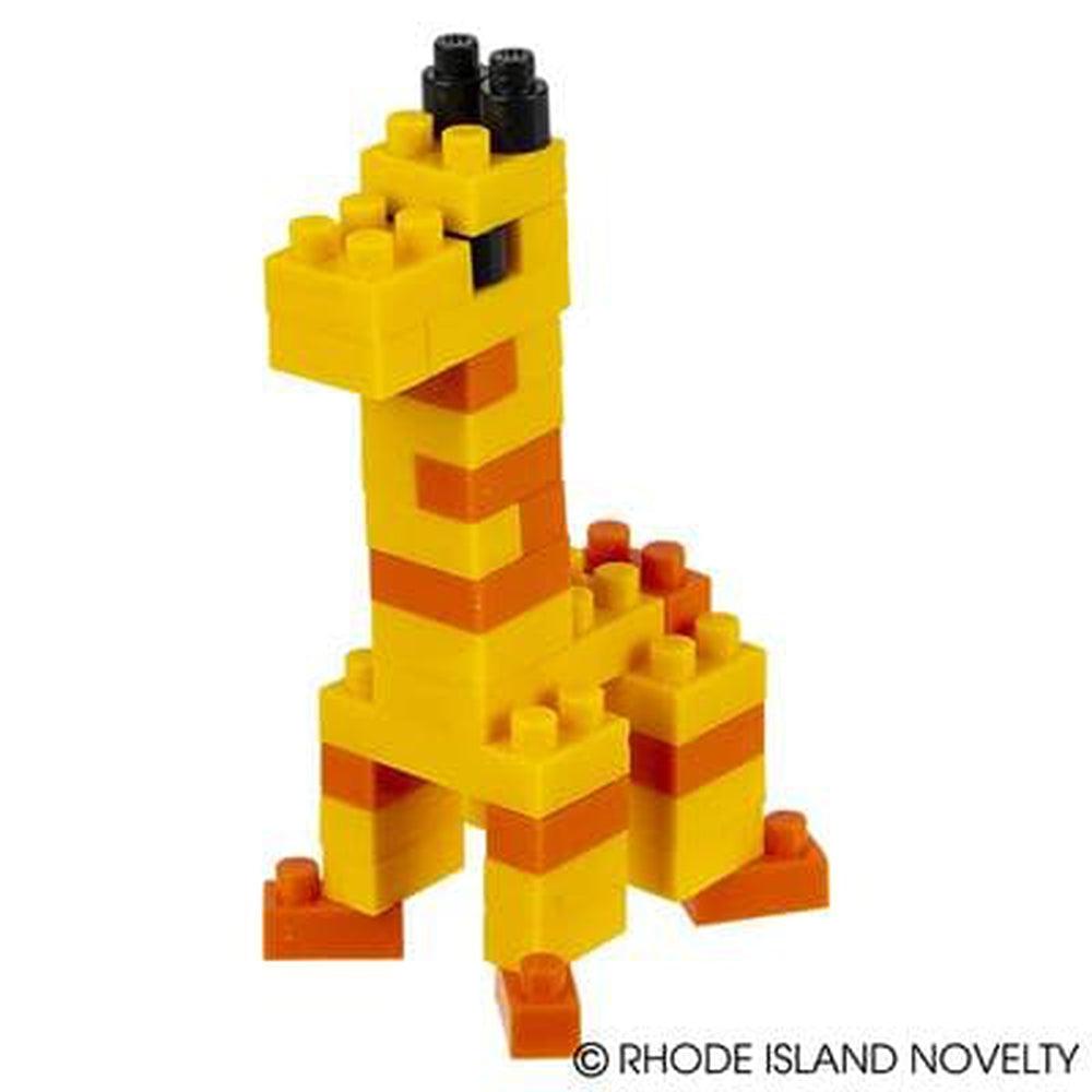 The Toy Network-Mini Blocks - Giraffe 39 Pieces-AM-MBGIR-Legacy Toys