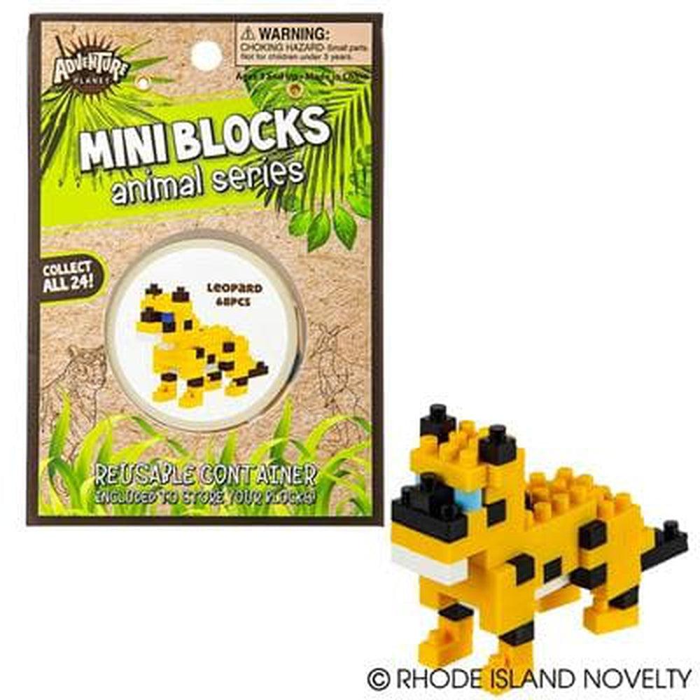 The Toy Network-Mini Blocks - Leopard 68 Pieces-AM-MBLEO-Legacy Toys