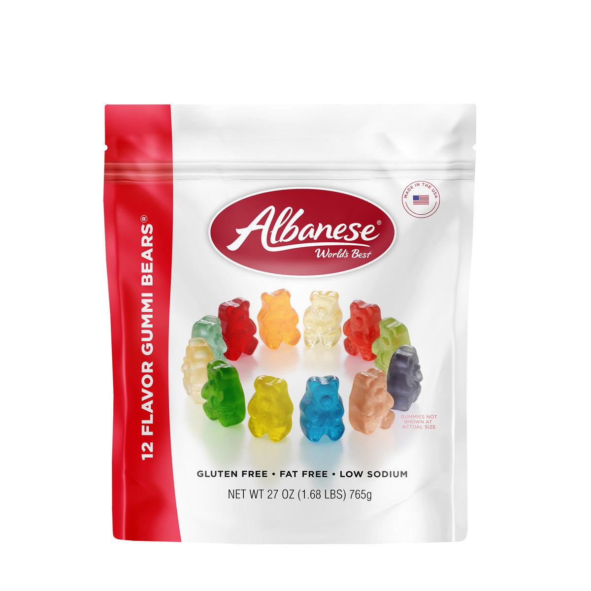 Albanese Confectionery-12 Flavor Gummi Bears 27 oz. Share Size Bag-53465-Legacy Toys