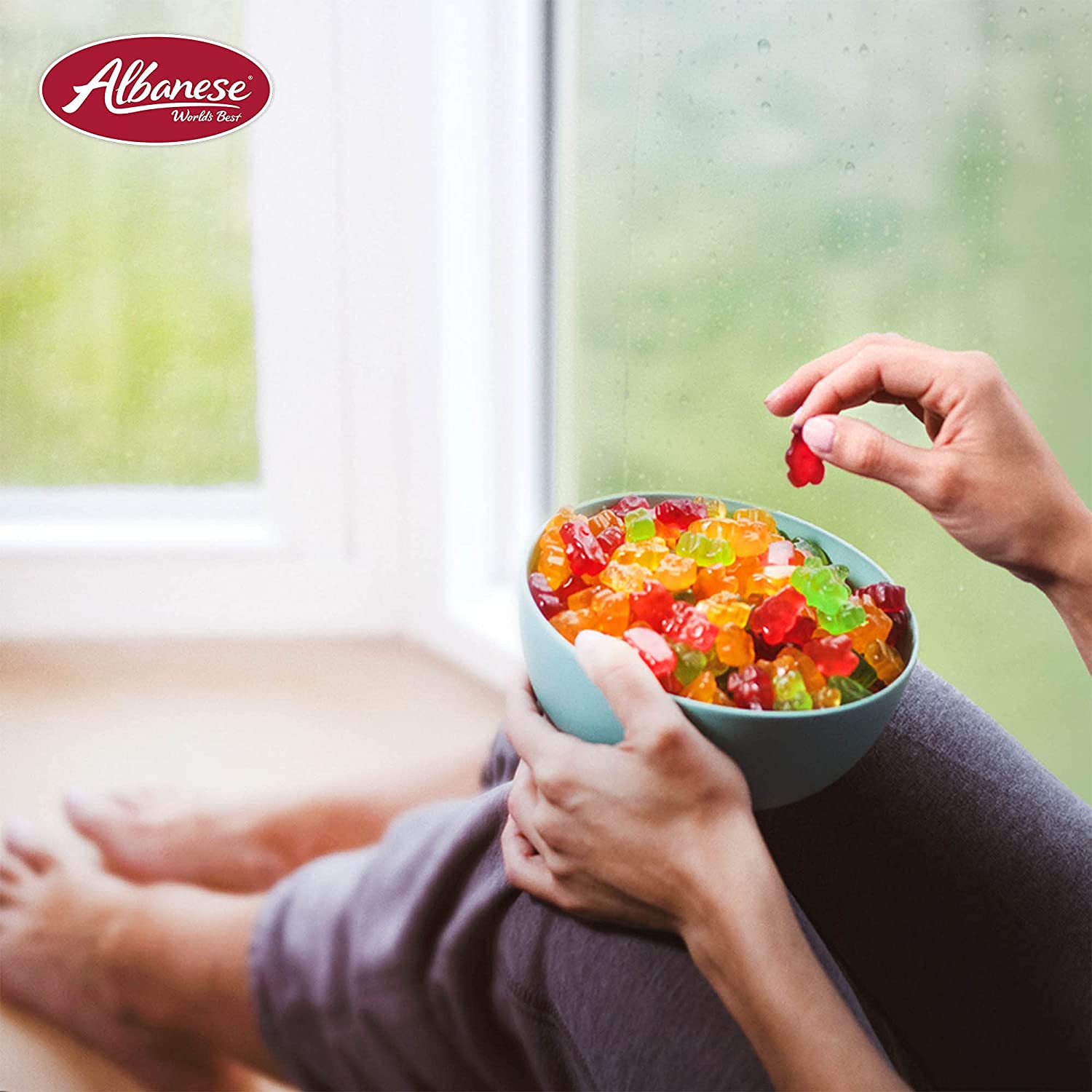 Albanese Confectionery-5 Natural Flavor Gummi Bears 5 lb. Bag-50270-Legacy Toys