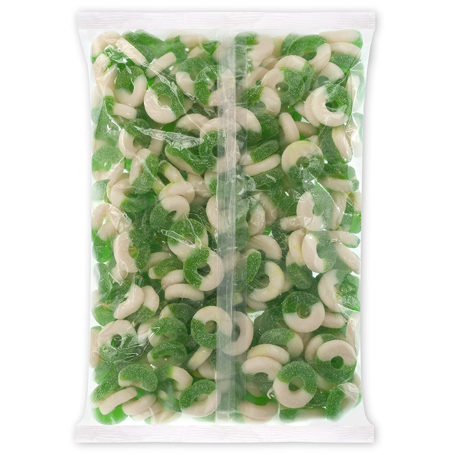 Albanese Confectionery-Gummi Apple Rings 4.5 lb. Bag-50128-Legacy Toys