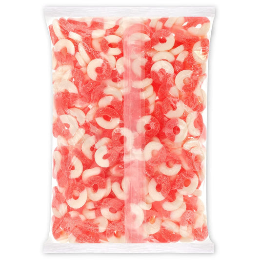 Albanese Confectionery-Gummi Watermelon Rings 4.5 lb. Bag-50134-Legacy Toys