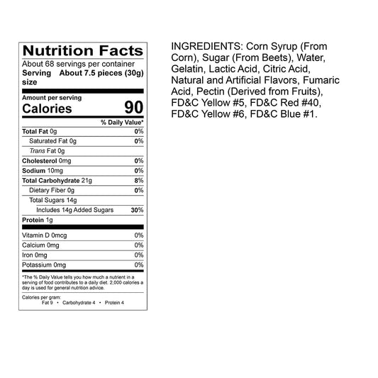 Albanese Confectionery-Sour Gummi Bears 4.5 lb. Bag-50117-Legacy Toys