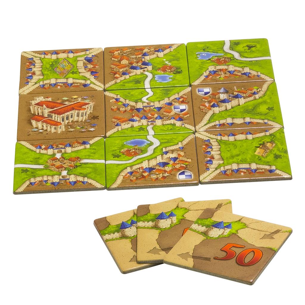 Asmodee-Carcassonne Expansion 1: Inns and Cathedrals New Edition-ZM7811-Legacy Toys