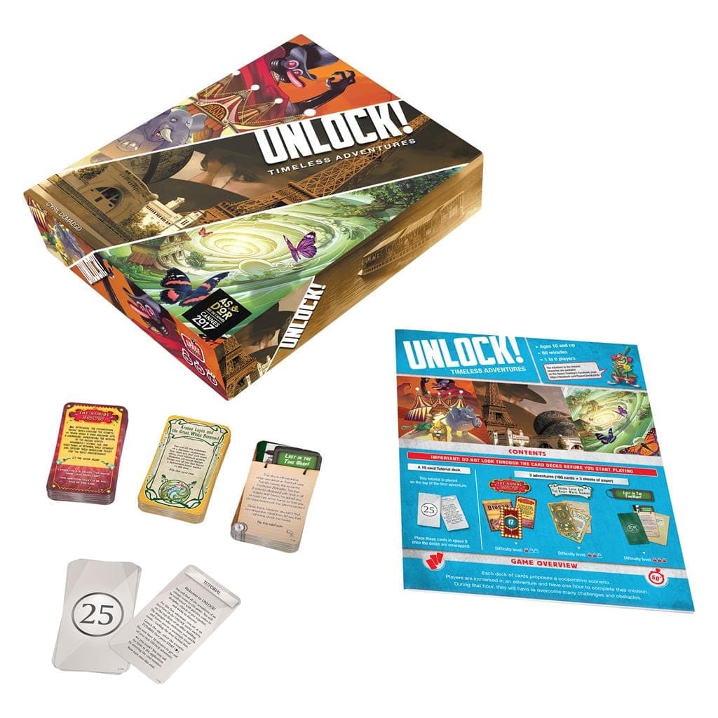 Asmodee-Unlock! - Timeless Adventures-UNL06-Legacy Toys