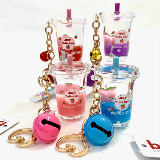 BC Mini-Peach Milk Floaty Key Charm-12065-Legacy Toys