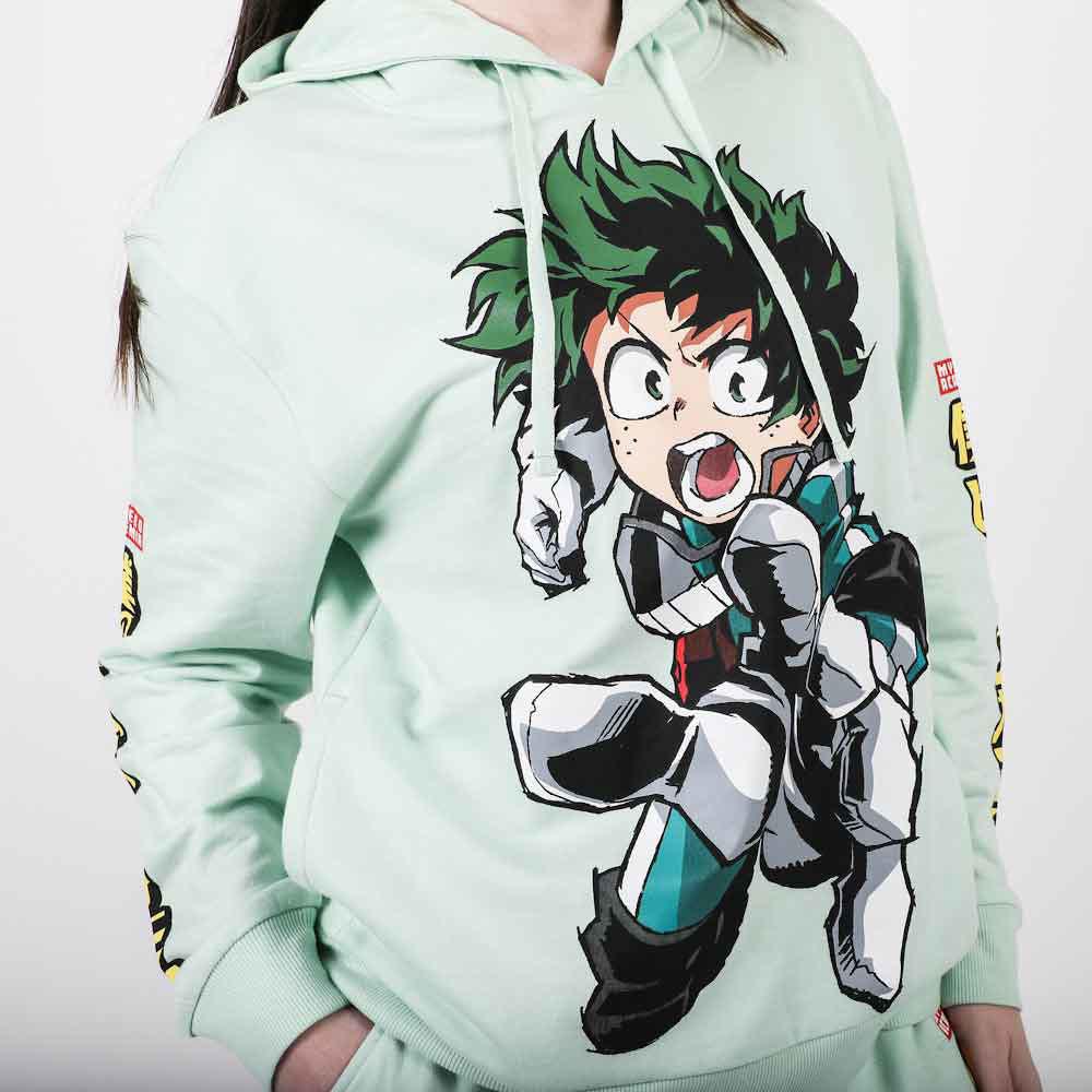 Bio World-My Hero Academia: Deku - Oversized Print Juniors Hoodie--Legacy Toys