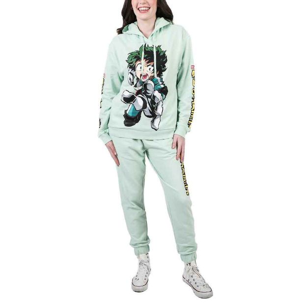 Bio World-My Hero Academia: Deku - Oversized Print Juniors Hoodie--Legacy Toys