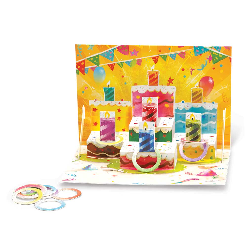 Blue Orange Games-Pop 'N Play Greeting Cards with Game--Legacy Toys