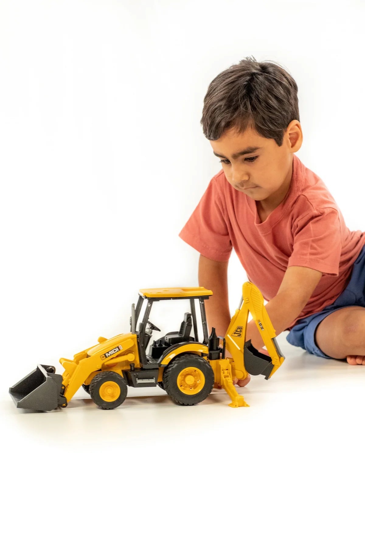 Bruder-JCB Midi CX Loader Backhoe-02427-Legacy Toys