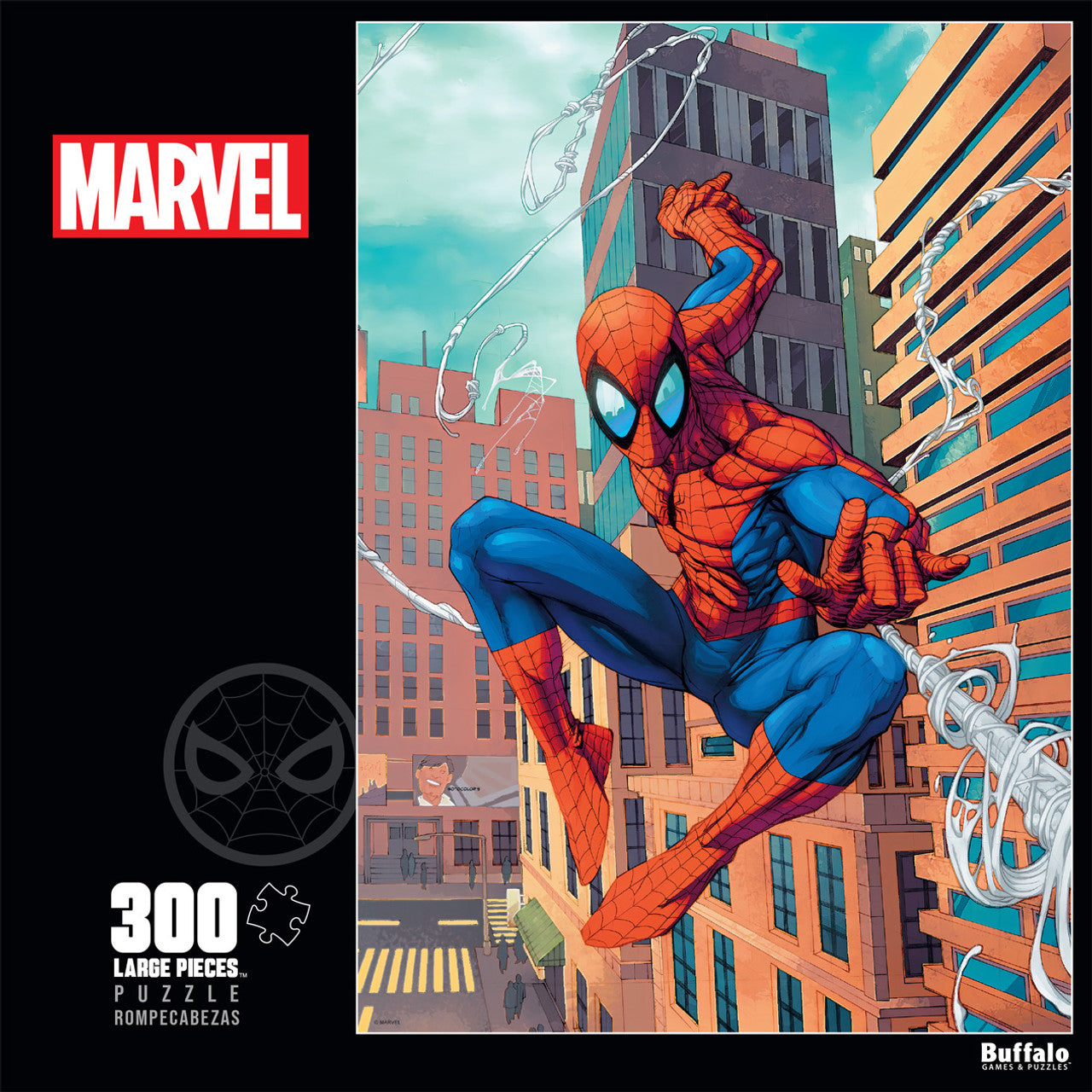 Buffalo Games-Marvel: Spider-Man #18 - 300 Large Piece Puzzle-22406-Legacy Toys