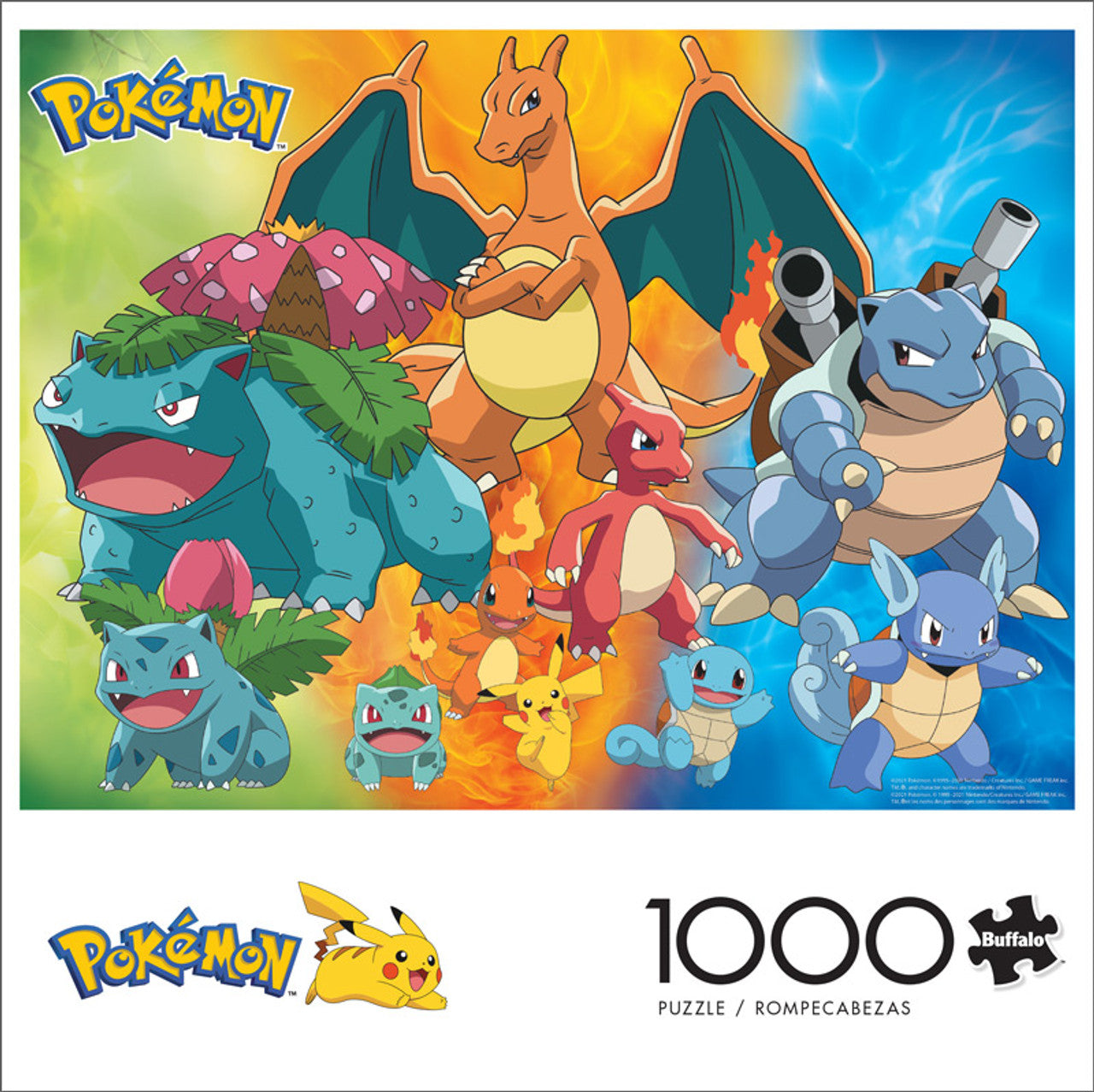  Buffalo Games - Pokémon Bubble - 500 Piece Jigsaw Puzzle : Toys  & Games