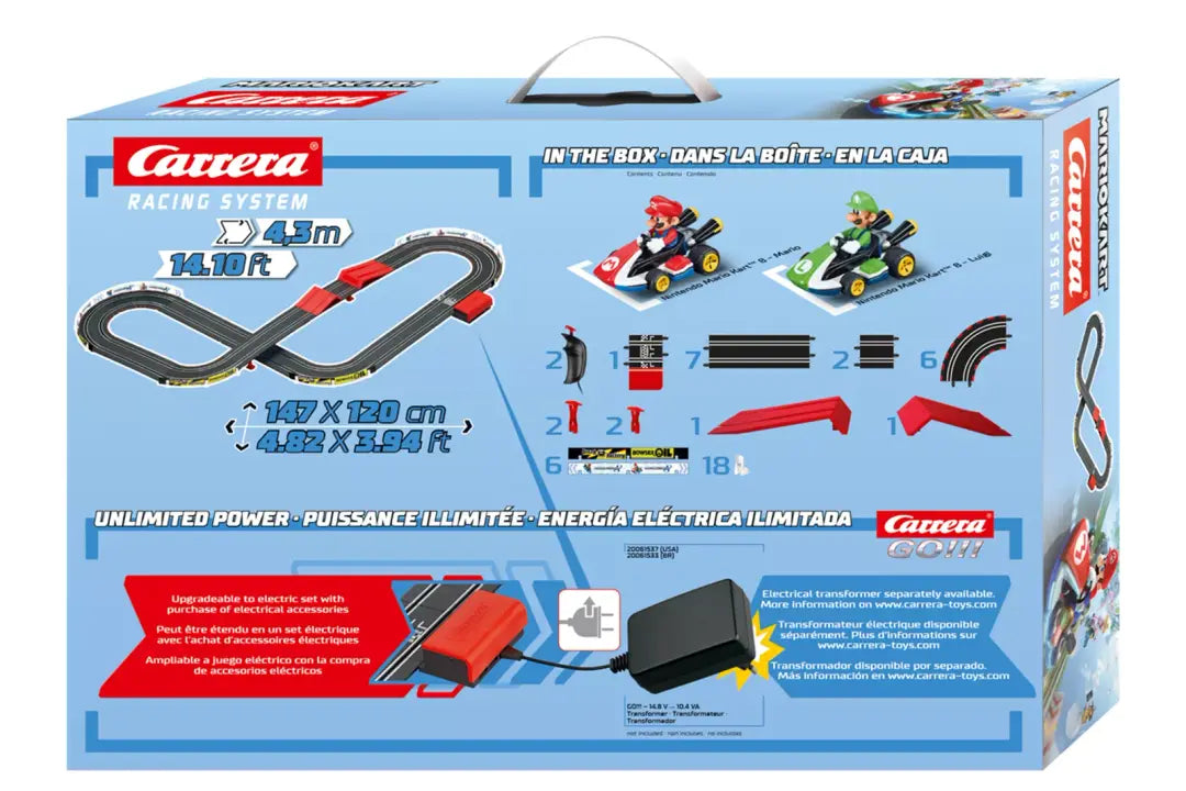 Carrera-Nintendo Mario Kart Slot Car Racing Set-CARR20063503-Legacy Toys