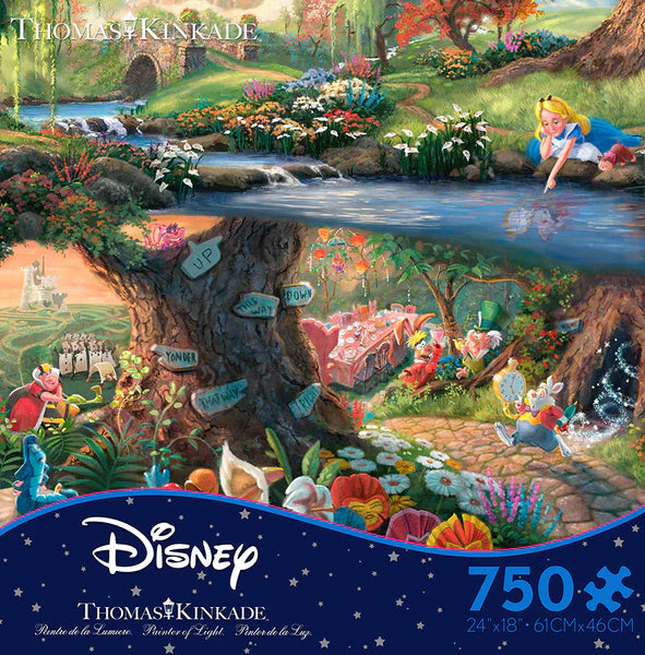 Thomas Kinkade Disney 100 Years Princess Collage 2000 Puzzle New Ceaco
