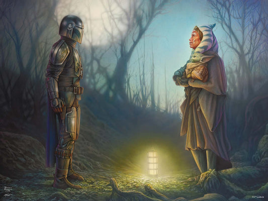 Ceaco-Thomas Kinkade Star Wars: The Mandalorian - Connection - 500 Piece Puzzle-2453-09-Legacy Toys