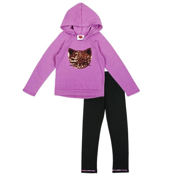 Childrens Apparel-RMLA Girls Toddler 2PC Fleece Legging Set--Legacy Toys