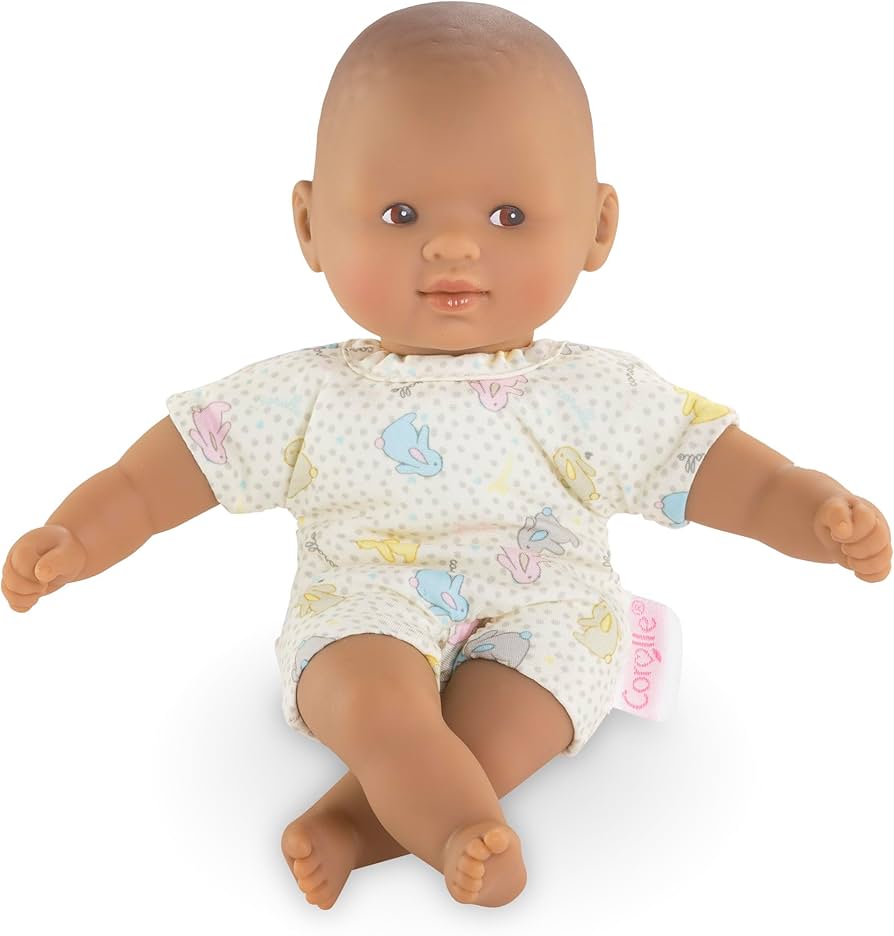 Corolle-Mini Calin Bunnies - Brown Eyes - 8"-120280-Legacy Toys