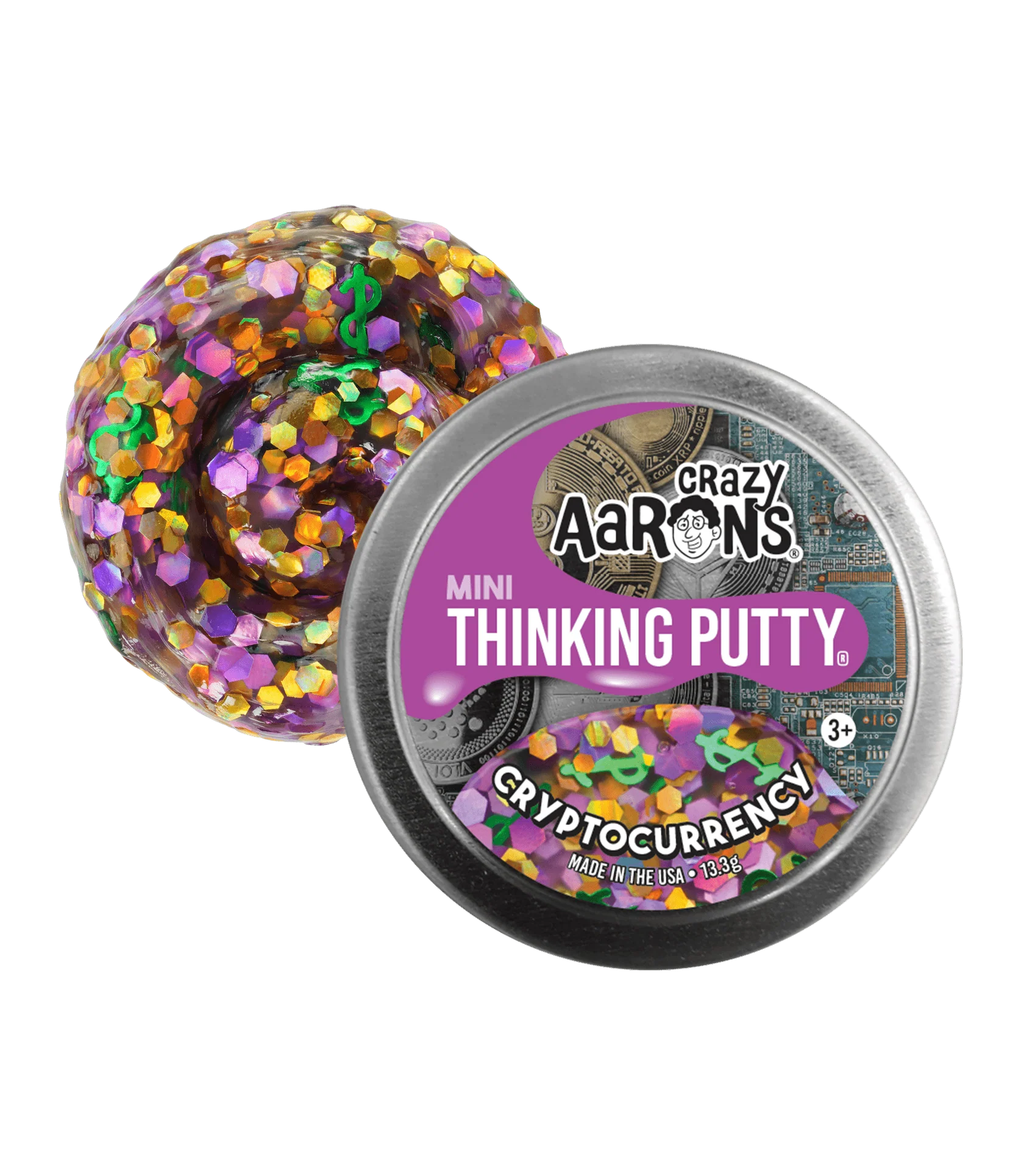 Crazy Aaron's-Crazy Aaron's 2" Mini Tin - Cryptocurrency-CY003-Legacy Toys