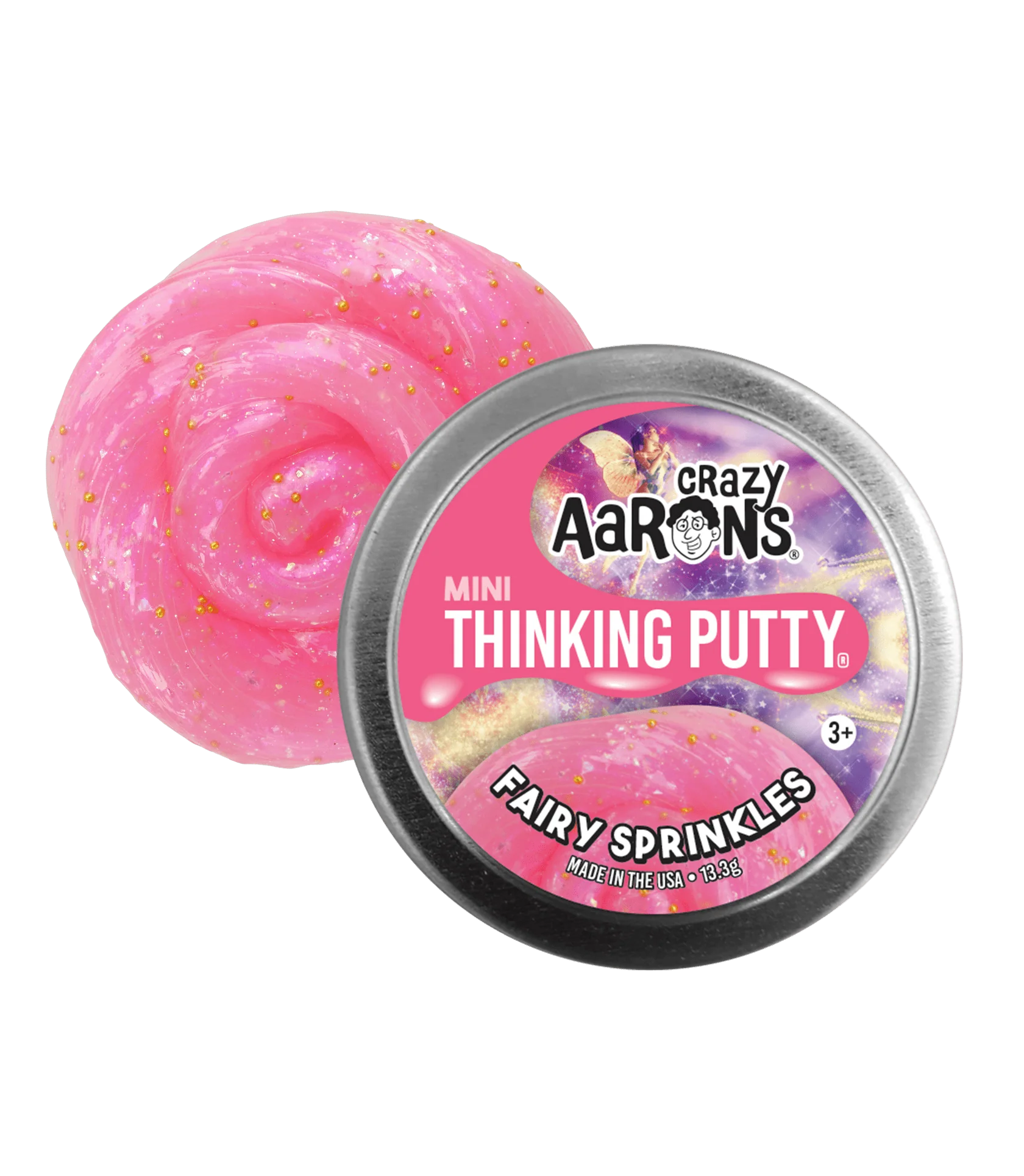 Crazy Aaron's-Crazy Aaron's 2" Mini Tin - Fairy Sprinkles-FK003-Legacy Toys
