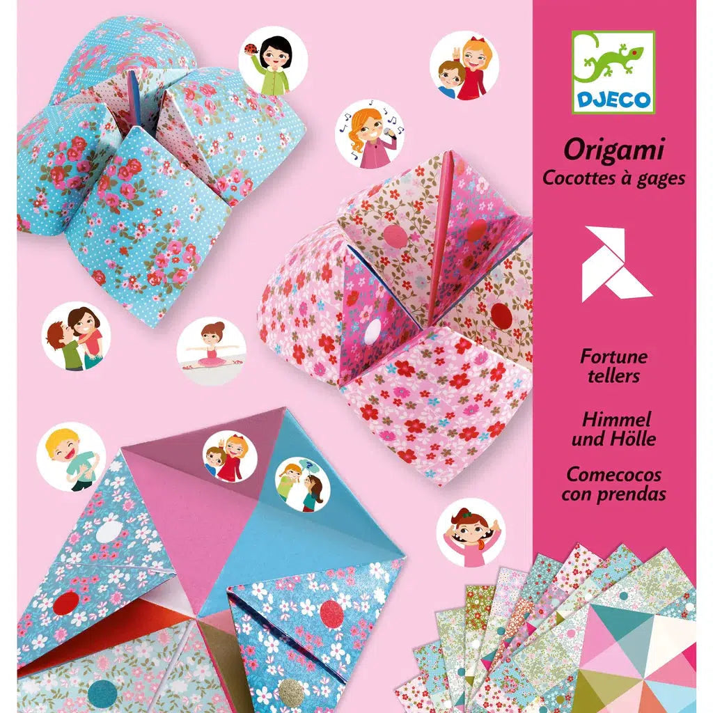 DJECO-Fortune Tellers - Flowers Origami-DJ08773-Legacy Toys