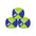Duncan Toys-Juggling Balls - Set of 3-3830JG-BLGR-Blue/Green-Legacy Toys