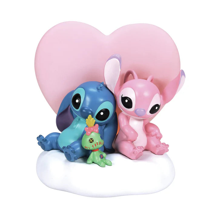 Enesco-Stitch & Angela Light Up Figurine-6014914-Legacy Toys