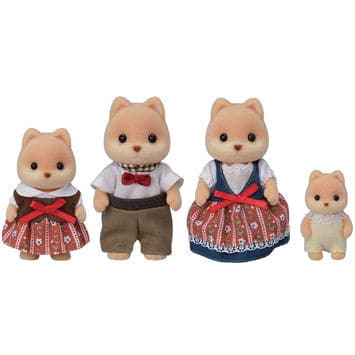 Epoch Everlasting Play-Calico Critters Caramel Dog Family-CC1880-Legacy Toys