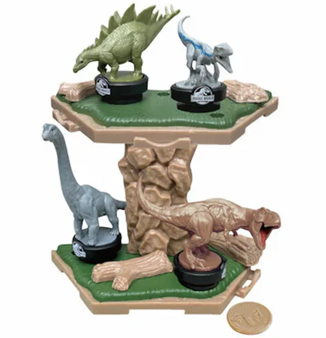 Epoch Everlasting Play-Jurassic World - Island Quake Balancing Game-7527-Legacy Toys