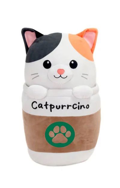 Fiesta Toy-14" Catpurrcino Plush-C22265-Legacy Toys