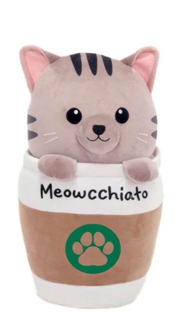 Fiesta Toy-14" Catpurrcino Plush-C22265-Legacy Toys