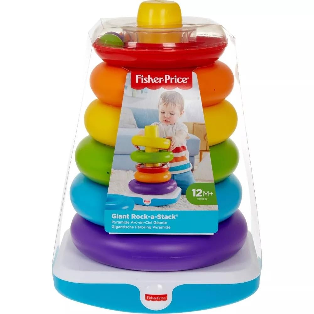 Fisher Price-Fisher-Price Giant Rock A Stack-GJW15-Legacy Toys