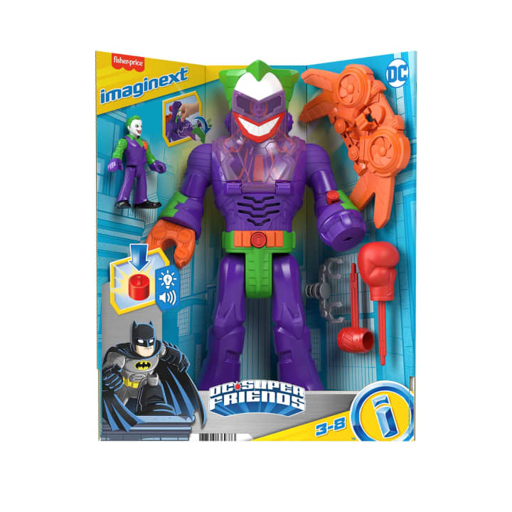 Fisher Price-Fisher-Price Imaginext - DC Super Friends The Joker Insider & LaffBot-HKN47-Legacy Toys