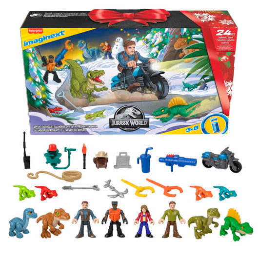 Fisher Price-Fisher-Price Imaginext - Jurassic World™ Advent Calendar-HMJ79-Legacy Toys
