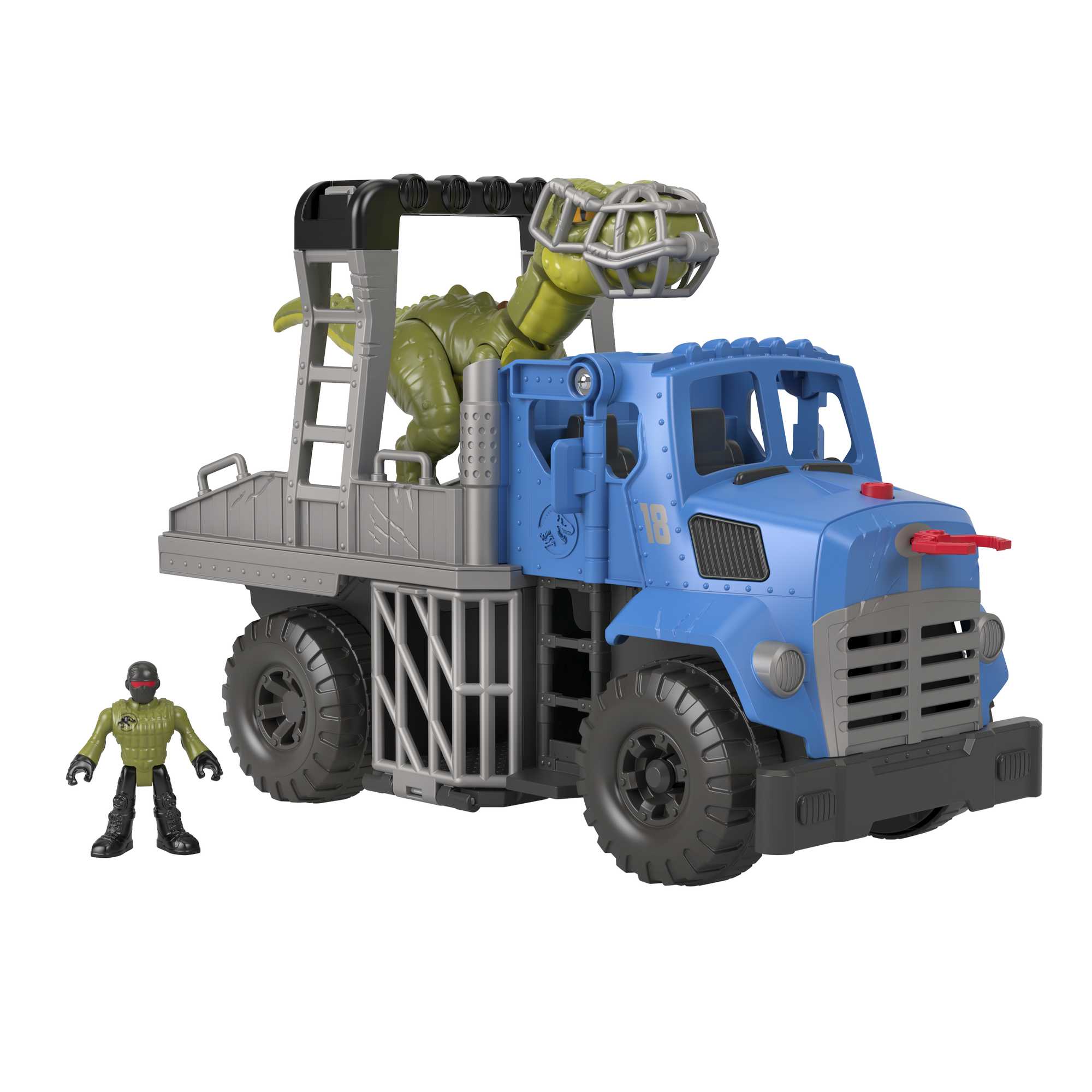 Fisher Price-Fisher-Price Imaginext - Jurassic World Break Out Dino Hauler-GVV50-Legacy Toys