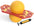 FlyBar-Pogo Ball Trick Board with Grip Tape-FB21418PZ-Pizza-Legacy Toys