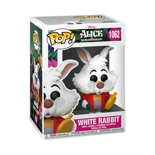Funko-Alice in Wonderland: 70th Anniversary - White Rabbit with Watch Pop! Vinyl Figure-FU55739-Legacy Toys