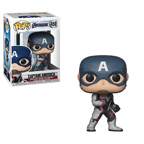 Funko-Avengers: Endgame - Captain America Funko Pop! Vinyl Figure-FU36661-Legacy Toys