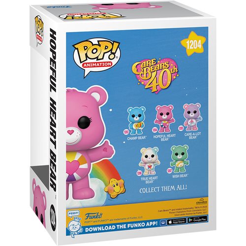 Funko-Care Bears: 40th Anniversary - Hopeful Heart Bear Funko Pop! Vinyl Figure-FU1556-Legacy Toys