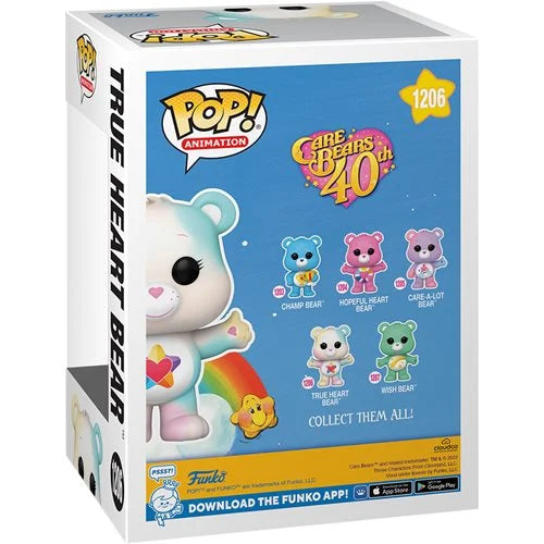 Funko-Care Bears: 40th Anniversary - True Heart Bear Funko Pop! Vinyl Figure-FU61558-Legacy Toys