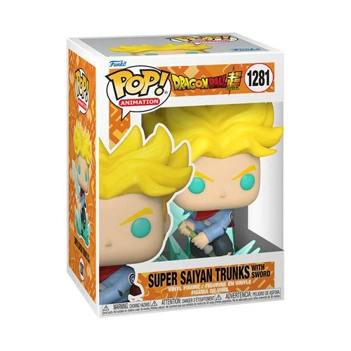 Funko-Dragon Ball Super - Super Saiyan Trunks with Sword Funko Pop! Vinyl Figure-FU58019-Legacy Toys