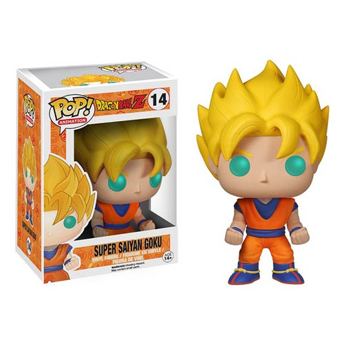 Funko-Dragon Ball Z - Super Saiyan Goku Funko Pop! Vinyl Figure-FU3807-Legacy Toys