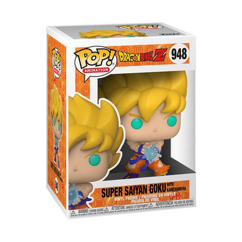 Funko-Dragon Ball Z - Super Saiyan Goku with Kamehameha Wave Pop! Vinyl Figure-FU48660-Legacy Toys