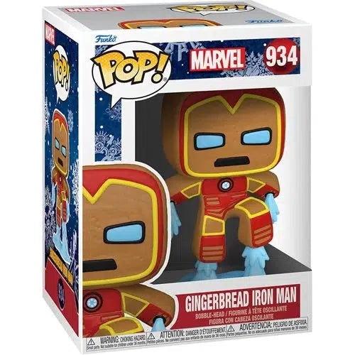 Funko-Marvel Holiday - Gingerbread Iron Man Pop! Vinyl Figure-FU50658-Legacy Toys