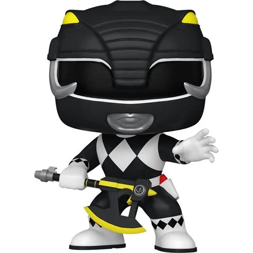 Funko-Mighty Morphin Power Rangers: 30th Anniversary - Black Ranger Funko Pop! Vinyl Figure-FU72154-Legacy Toys